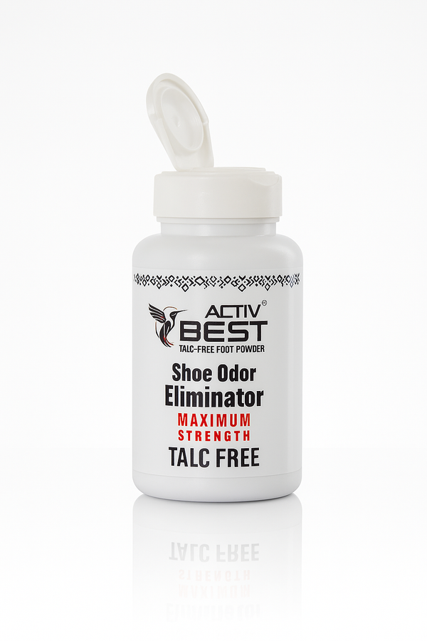Active Best Shoe Odor Eliminator – Talc-Free Foot Powder for Maximum Sweat Absorption