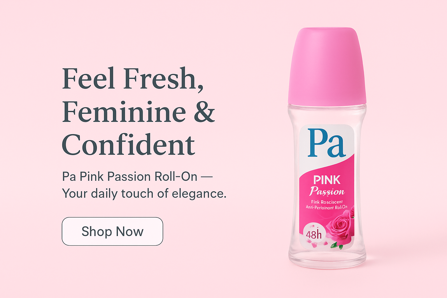 Pa Roll-On Pink Passion – Floral Freshness That Lasts