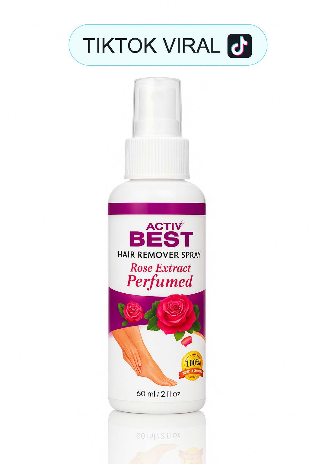 Activ Best Hair Remover Spray – Rose Extract Perfumed