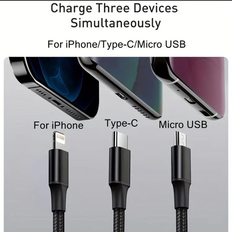 3 in 1 Charging Cable