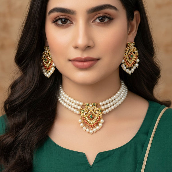 Marquise/Oval Choker Set