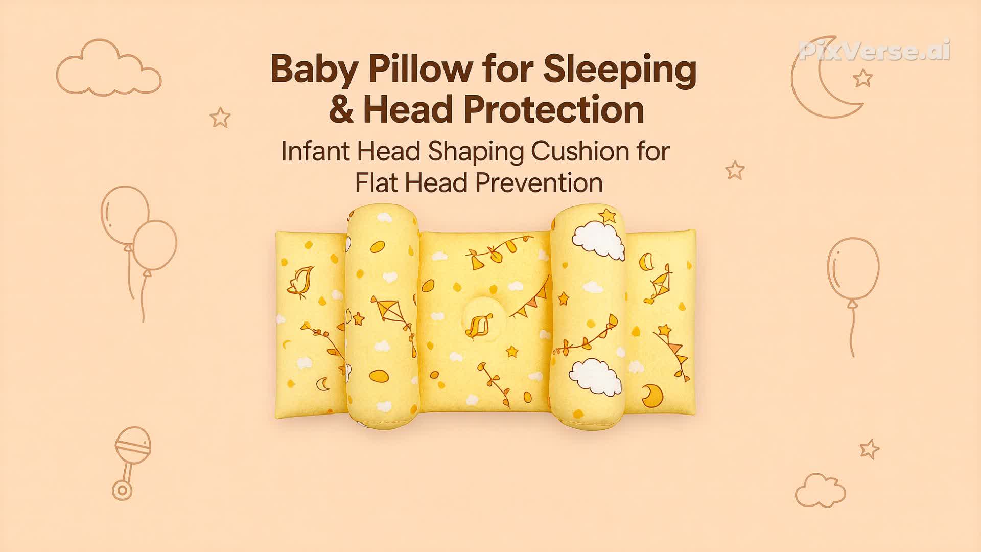 Baby Shaping Head Support Pillow